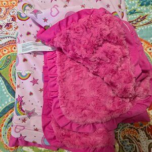Posh peanut barbie minky luxette blanket
